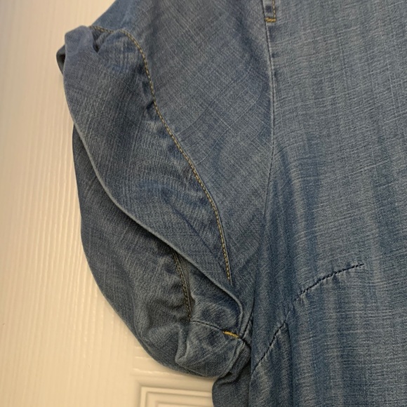J Crew Medium Blue Denim Button-Up Shirt - Picture 6 of 11